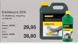 Harald Nyborg BORUP Eddikesyre 32% tilbud