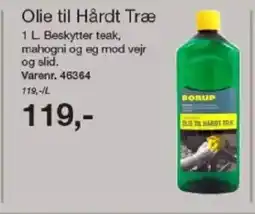 Harald Nyborg BORUP Olie til Hårdt Træ tilbud
