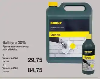 BORUP Saltsyre 30%