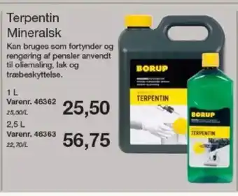 BORUP Terpentin Mineralsk