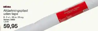 Afdækningsplast uden tape