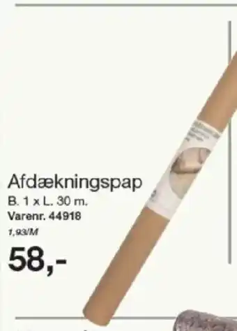 Afdækningspap