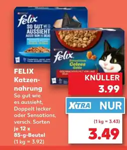 Kaufland DE FELIX Katzen- nahrung tilbud