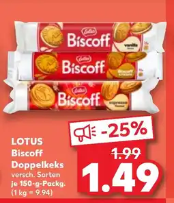 Kaufland DE LOTUS Biscoff Doppelkeks tilbud