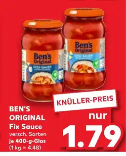 Kaufland DE BEN'S ORIGINAL Fix Sauce tilbud