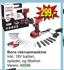 Harald Nyborg Bore-/skruemaskine tilbud
