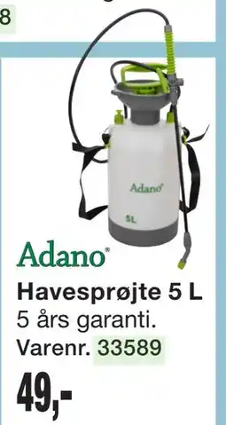 Harald Nyborg Havesprøjte 5 L tilbud
