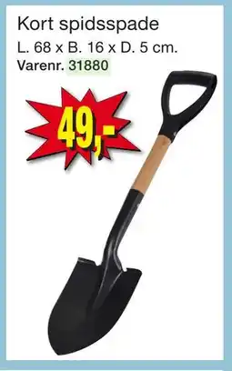 Harald Nyborg Kort spidsspade tilbud