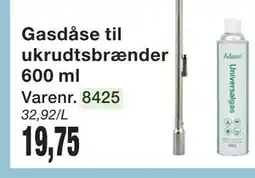 Harald Nyborg Gasdåse til ukrudtsbrænder 600 ml tilbud