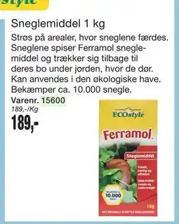 Harald Nyborg Sneglemiddel 1 kg tilbud
