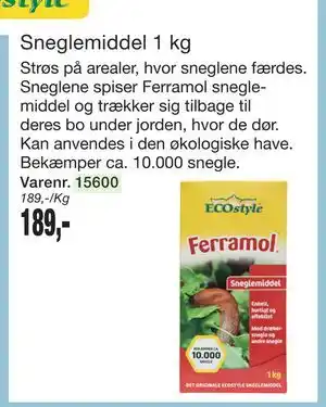 Sneglemiddel 1 kg