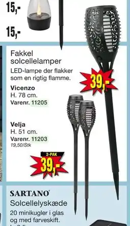 Harald Nyborg Fakkel solcellelamper tilbud