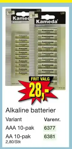 Harald Nyborg Alkaline batterier tilbud