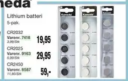 Harald Nyborg Lithium batteri tilbud