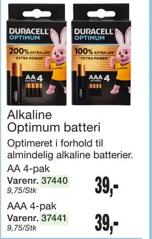 Harald Nyborg Alkaline Optimum batteri tilbud
