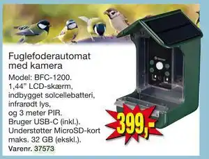 Harald Nyborg Fuglefoderautomat med kamera tilbud