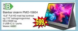 Harald Nyborg Bærbar skærm PMO-15604 tilbud