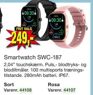 Harald Nyborg Smartwatch SWC-187 tilbud