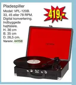 Harald Nyborg Pladespiller tilbud