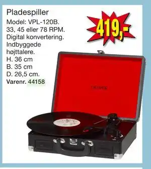 Harald Nyborg Pladespiller tilbud