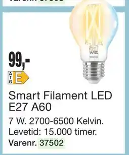 Harald Nyborg Smart Filament LED E27 A60 tilbud