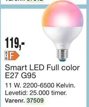 Harald Nyborg Smart LED Full color E27 G95 tilbud
