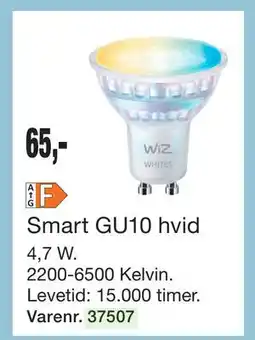 Harald Nyborg Smart GU10 hvid tilbud