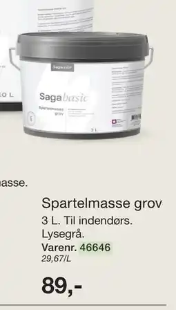 Harald Nyborg Spartelmasse grov tilbud
