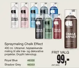 Harald Nyborg Spraymaling Chalk Effect tilbud