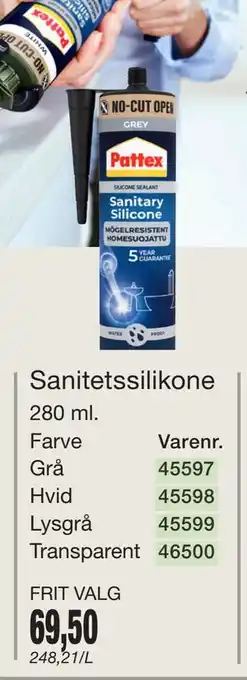 Harald Nyborg Sanitetssilikone tilbud