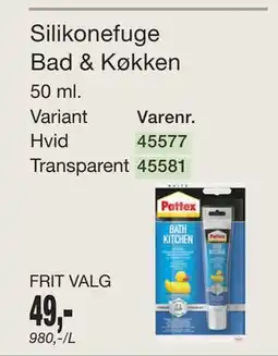 Harald Nyborg Silikonefuge Bad & Køkken tilbud