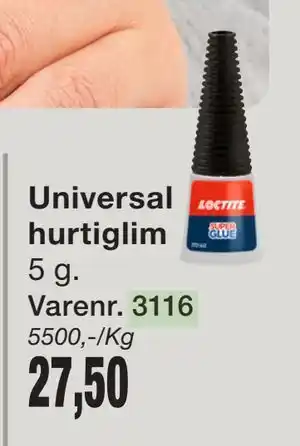 Harald Nyborg Universal hurtiglim tilbud