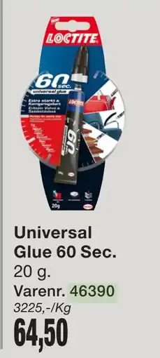 Harald Nyborg Universal Glue 60 Sec tilbud