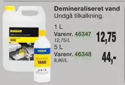 Harald Nyborg Demineraliseret vand tilbud