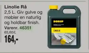 Harald Nyborg Linolie Rå tilbud