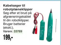 Harald Nyborg Kabelsøger til robotplæneklipper tilbud