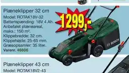 Harald Nyborg Plæneklipper 32 cm tilbud