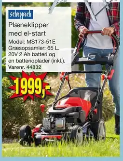 Harald Nyborg Plæneklipper med el-start tilbud