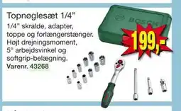 Harald Nyborg Topnøglesæt 1/4” tilbud
