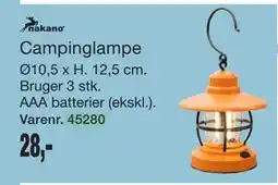 Harald Nyborg Campinglampe tilbud