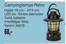 Harald Nyborg Campinglampe Retro tilbud