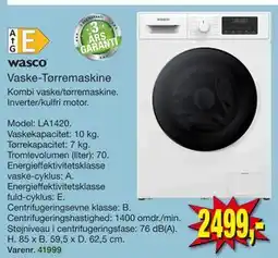 Harald Nyborg Vaske-Tørremaskine tilbud