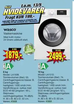 Harald Nyborg Vaskemaskine tilbud