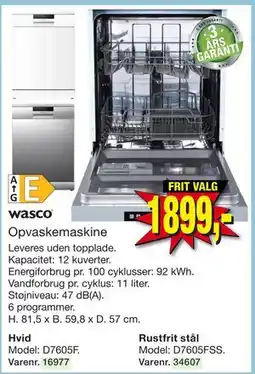 Harald Nyborg Opvaskemaskine tilbud