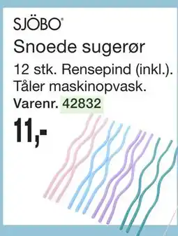 Harald Nyborg Snoede sugerør tilbud