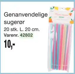 Harald Nyborg Genanvendelige sugerør tilbud