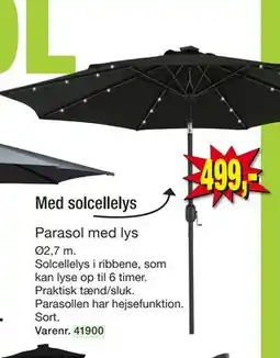 Harald Nyborg Parasol med lys tilbud