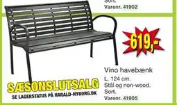 Harald Nyborg Vino havebænk tilbud