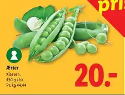 Lidl Ærter tilbud