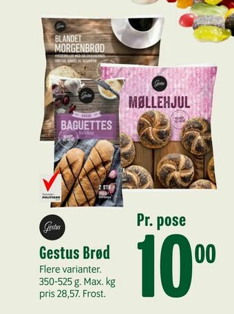 Min Købmand Gestus Brød tilbud